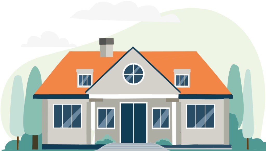 Illustration altes Haus – Alarmsignale für Dachsanierung 2025, Experten-Checkliste Solar Conze